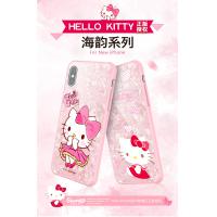 iPhone Xs X-doria Hello kitty 海韻系列玻璃殼