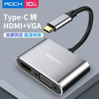 ROCK USB-C轉HDMI+VGA轉接線(RCB0689)(停