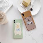 iPhone8 可愛熊與鴨子保護殼