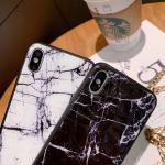 iPhone8  菱形鑽石紋大理石保護殼