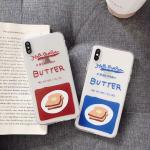 iPhone8 可愛麵包保護殼