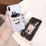 iPhone Xs 珍珠奶茶閃粉保護殼