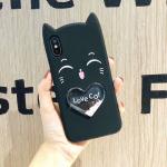 iPhone XR 笑臉貓流沙硅膠保護殼