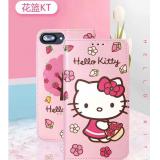 iPhone 11 Hello Kitty 彩繪全包防摔皮套