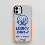 iPhone 11 Pro Lucky情侶雙色邊TPU保護殼