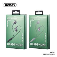 【REMAX】RM-201 金屬音樂通話有線耳機