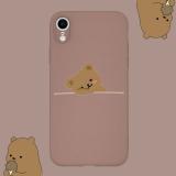 iPhone8 卡通熊熊浮雕保護殼