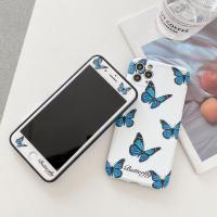 iPhone 11 Pro 相框IMD系列藍蝶(含膜)保護殼
