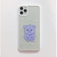 iPhone8 紫色小熊保護殼