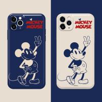 iphone 12 Mini 迪士尼正版授權 藍白色系YA手勢保護殼