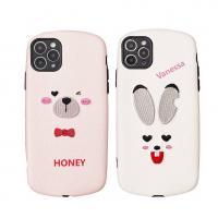iPhone 11 Vanessa兔/HONEY熊 刺繡保護殼