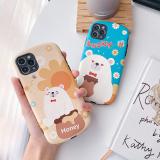 iPhone12/12 Pro Lucky熊/Honey熊(R7R8款)貼皮保護殼