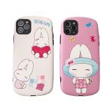iPhone12/12 Pro 粉白色系Dream兔兔(R3R4款)貼皮保護殼