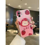 iphone 12 Mini 桃子草莓熊...