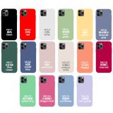 iphone 12 Mini 純色全包液態硅膠保護殼