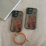 iPhone 11 小熊+手環掛飾保護殼