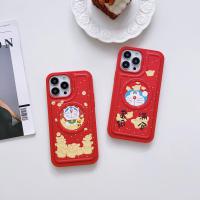 iPhone 12 Pro Max 招財叮噹貼皮保護殼
