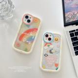 iPhone 12 Pro 彩虹花朵泡芙...