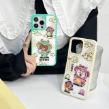 iPhone 15【LINE正版】雙龍戲珠AG磨砂玻璃殼(0044款)